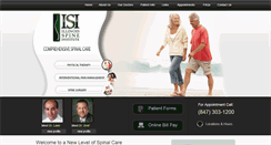 Desktop Screenshot of ilspine.com